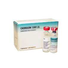 チョルロン（ゴナドトロピン1500）<注射用ヒト絨毛性性腺刺激ホルモン>5ml5セット